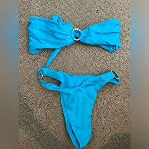 HARD SWIMWEAR blue bikini set